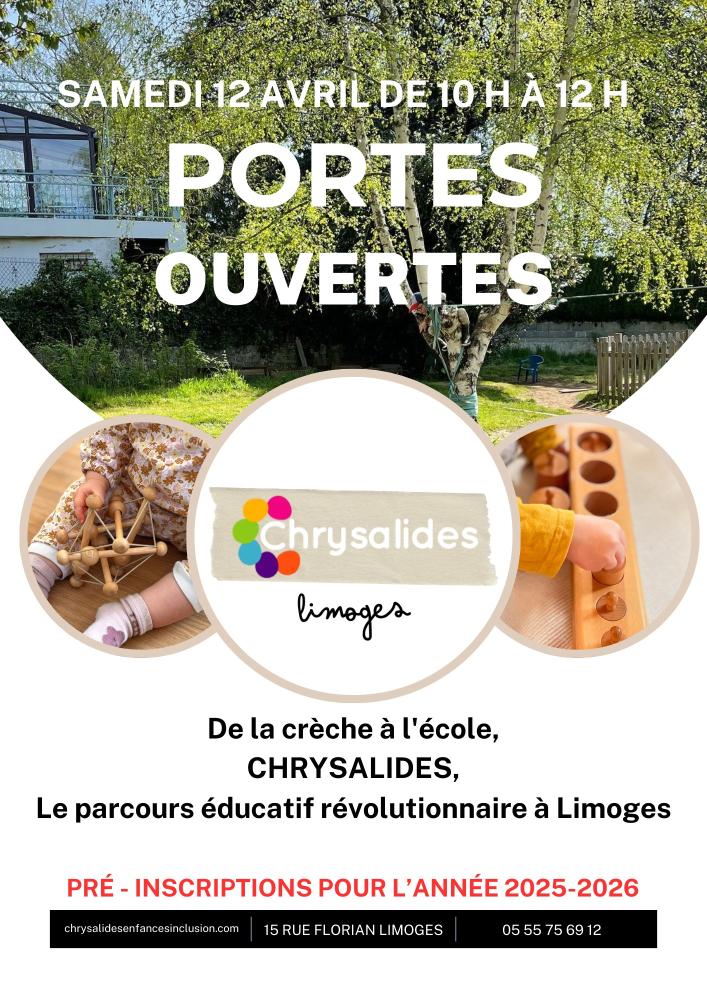CHRYSALIDES_Portes ouvertes Avril 2025